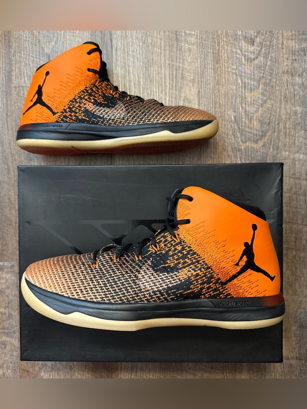 Nike Air Jordan 31 XXXI Shattered Backboard Black Orange